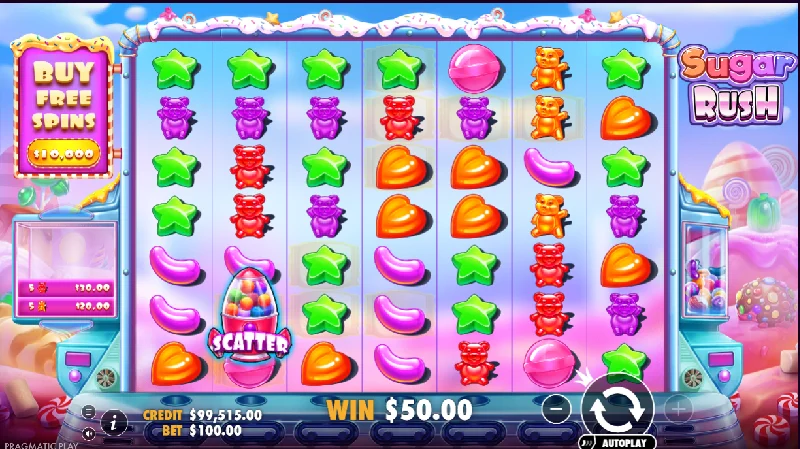 Fitur Unggulan Sugar Rush Super Scatter