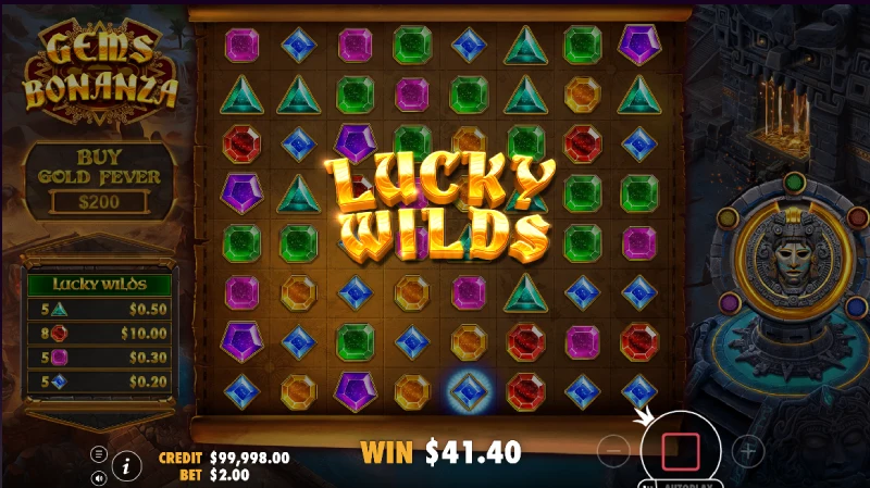 Fitur Utama Slot Gems Bonanza