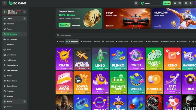 Kelebihan Bermain di BC Game