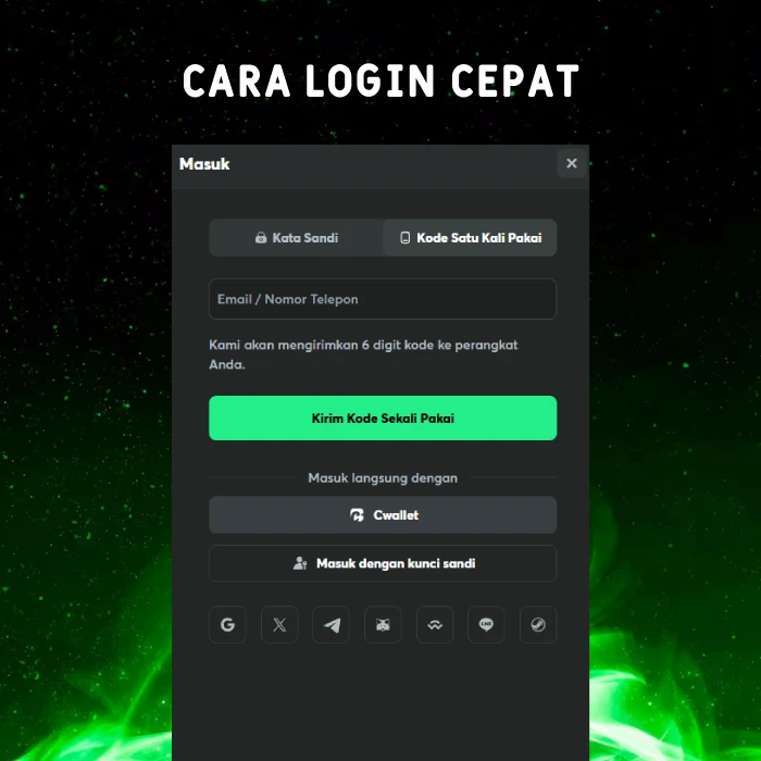 Cara Login di BC Game