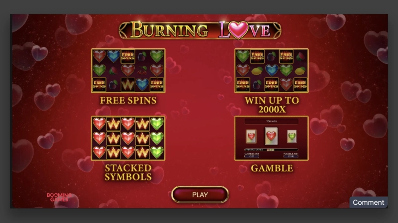 Fitur-Fitur Utama Burning Love