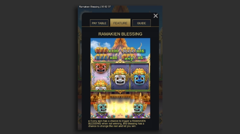 Fitur Unggulan Ramakien Blessing