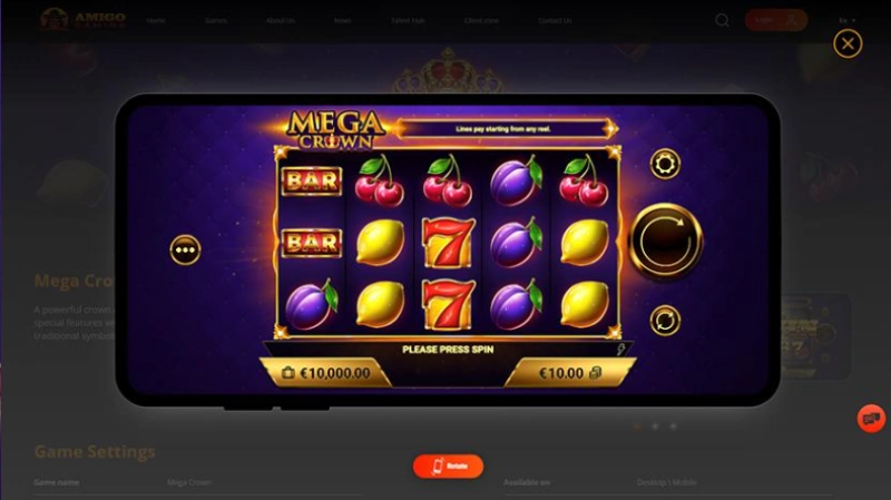 Sekilas Tentang Mega Crown dari Amigo Gaming