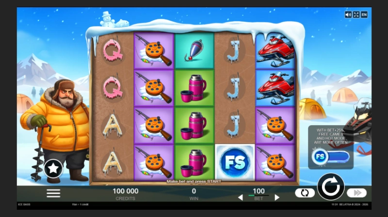 Tampilan dan Tema Ice Bass