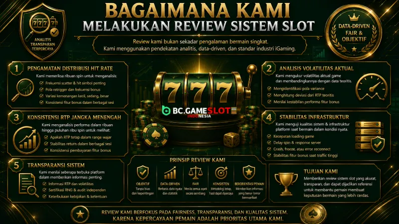 Bagaimana Kami Melakukan Review Sistem Slot