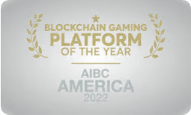Blockchain Gaming Platform of the Year AIBC America - 2022