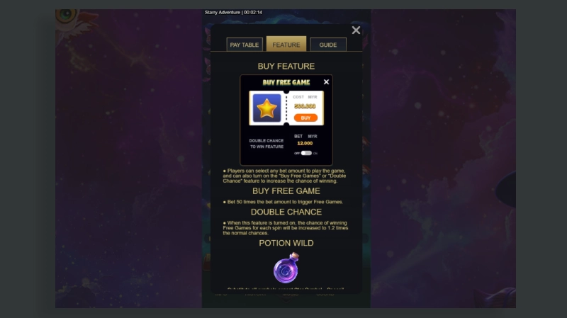 Fitur Utama dalam Starry Adventure