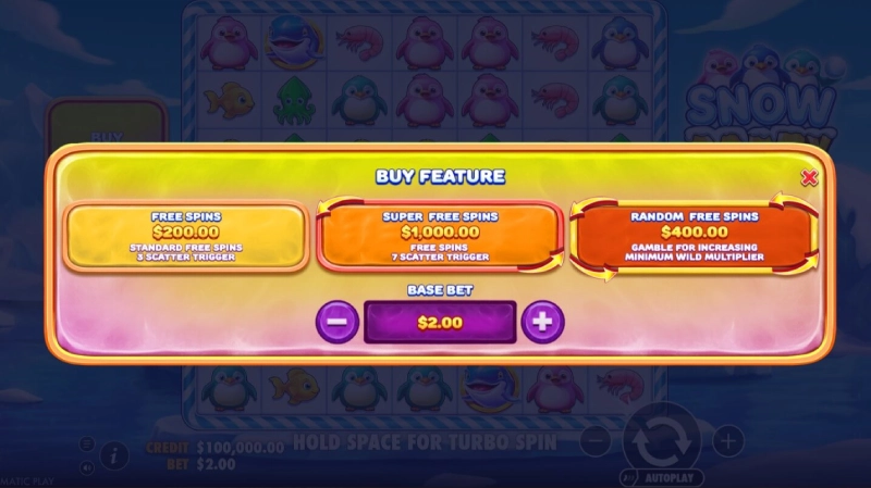 Mekanisme Fitur Snow Party