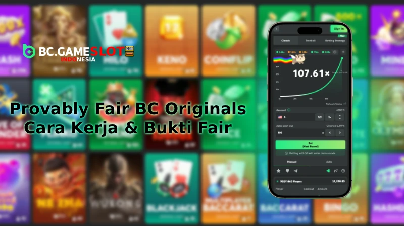 Provably Fair BC Originals - Cara Kerja & Bukti Fair - BC Game Indonesia