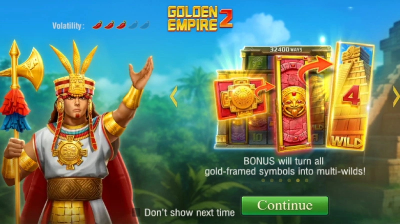 Review Profesional Slot Golden Empire 2 di BC Game Indonesia