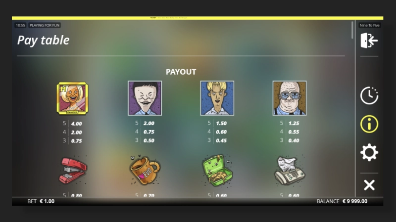 Strategi Profesional Bermain Nine To Five